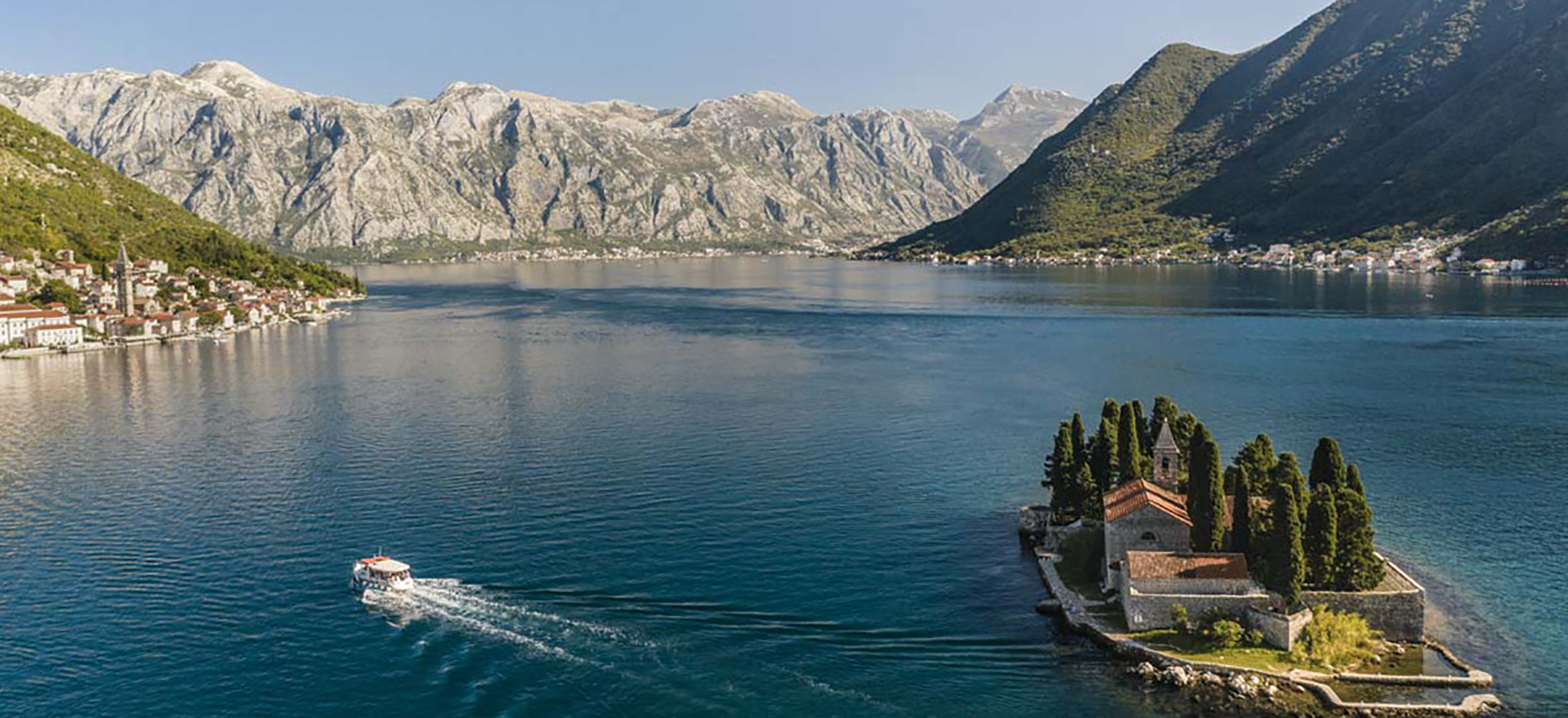 Luxusresort in Montenegro fotografiert mit der Drone buchbar über REISS Reisen Luxusreisen